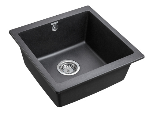 Кухонная мойка Paulmark GERA 50 PM104546-BL 45х45 цвет черный